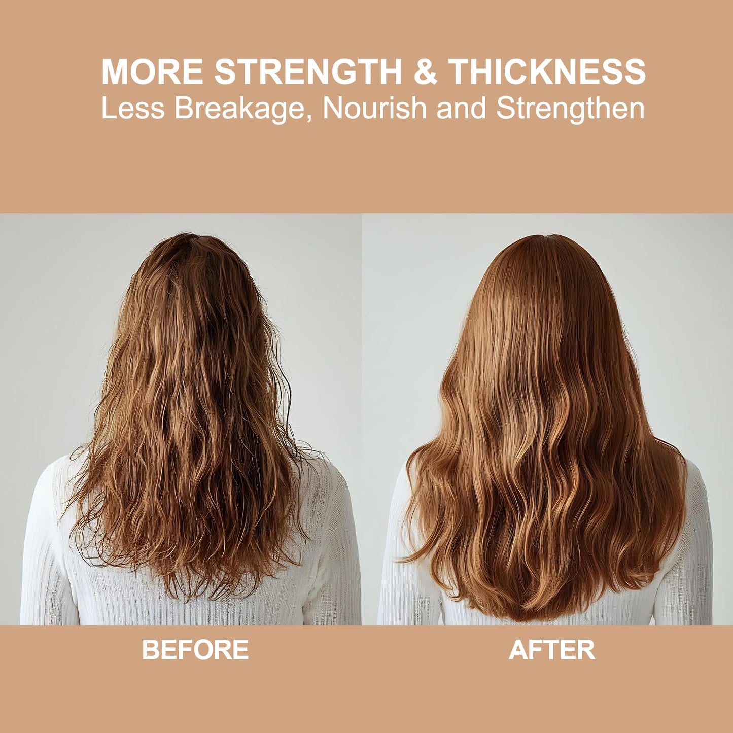 Moroccan Argan Oil For Frizzy, Dry & Damaged Hair – Nourishing & Strengthening Hair Care Oil For All Hair Types – Anti Frizz, Moisturizing, Repair & Shine – 3.4 FL.OZ Glass Bottle