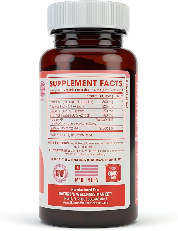 Active Liver Cleanse & Detox Supplement 60 Capsule