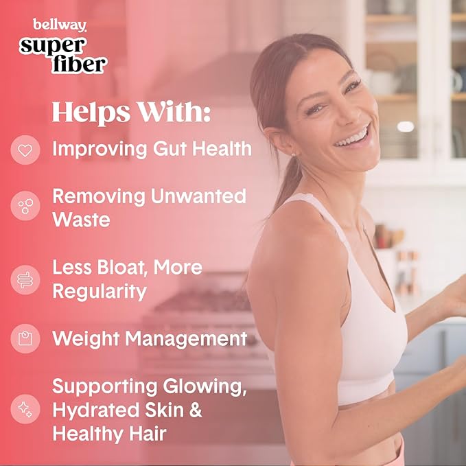 Bellway Super Fiber Powder + Collagen, (11.46 oz)