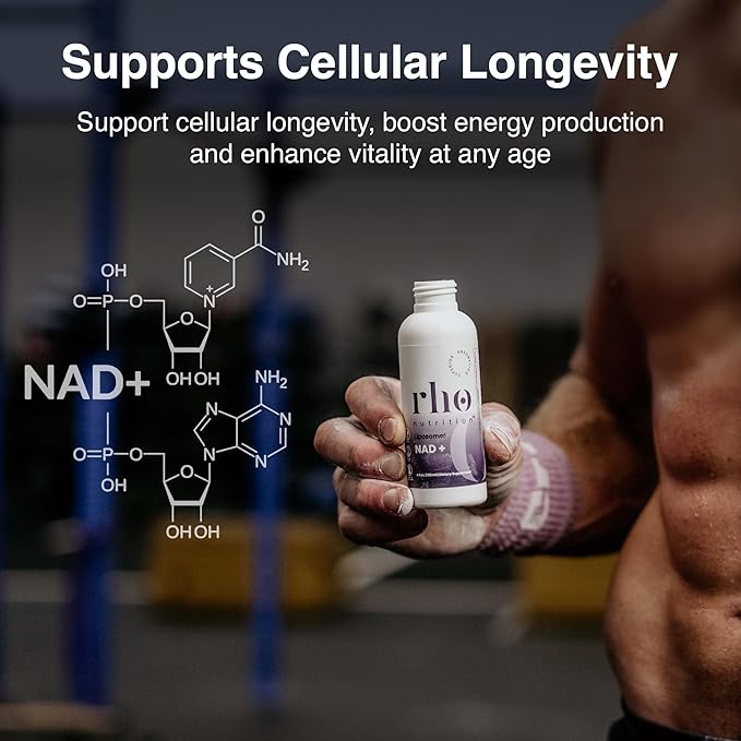 Liposomal NAD+ - Ultra High Absorption Liquid NAD+ Supplement - NMN or Nicotinamide Riboside Alternative - Supports Cellular Longevity, Healthy Aging, Energy Metabolism and Vitality