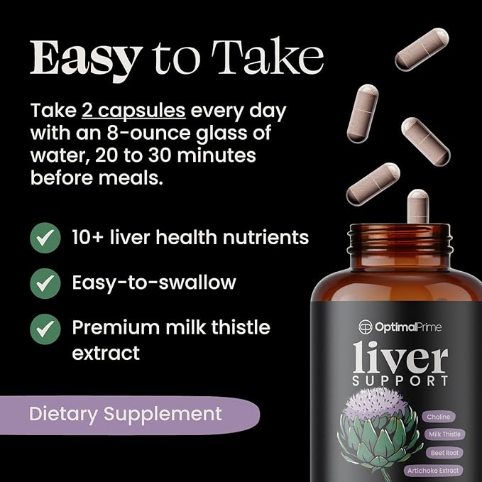 Liver Cleanse Detox & Repair, Milk 90 Capsules