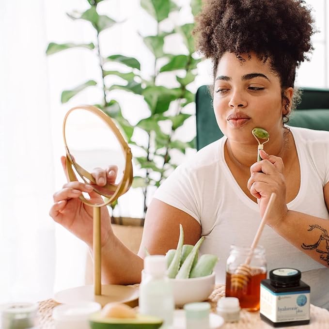 Youtheory Hyaluronic Plus - Hyaluronic Acid Supplement with Ceramides, Vitamin C, Biotin & More - Supports Healthy Skin* - 60 Vegetarian Capsules