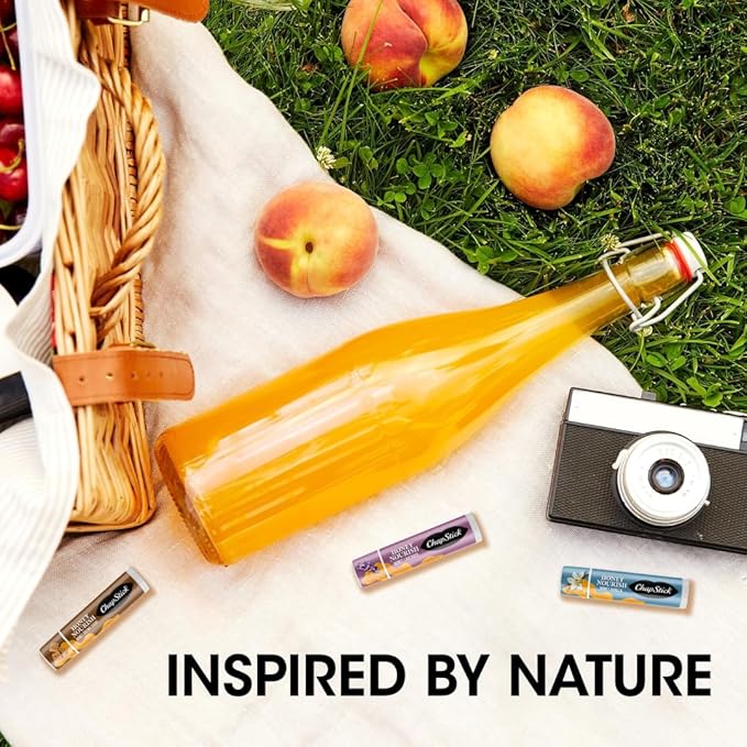 ChapStick Lip Balm Honey Nourish, Moisturizing Fomula with Shea Butter and Avocado Butter, Vitamin E, Honey Vanilla Flavor, 3CT BC .45OZ