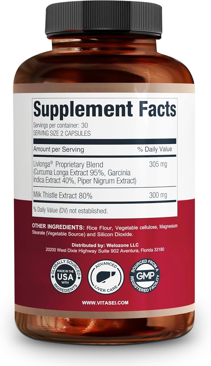 Liver Cleanse Detox & Repair, Liver C3, Support 60 Capsules