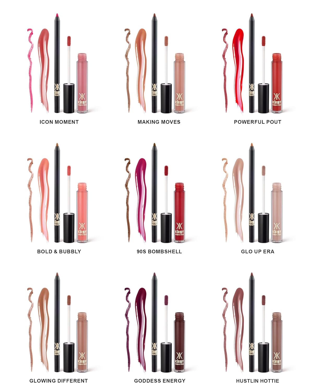 Lip Kit Duo – Powerful Pout - TikTok-Viral Precision Liner & Glossy Liquid Lipstick, Clean 2-Step Set with Hydrating Long-Wear Color – Bold Inclusive Beauty for Everyday Konfidence