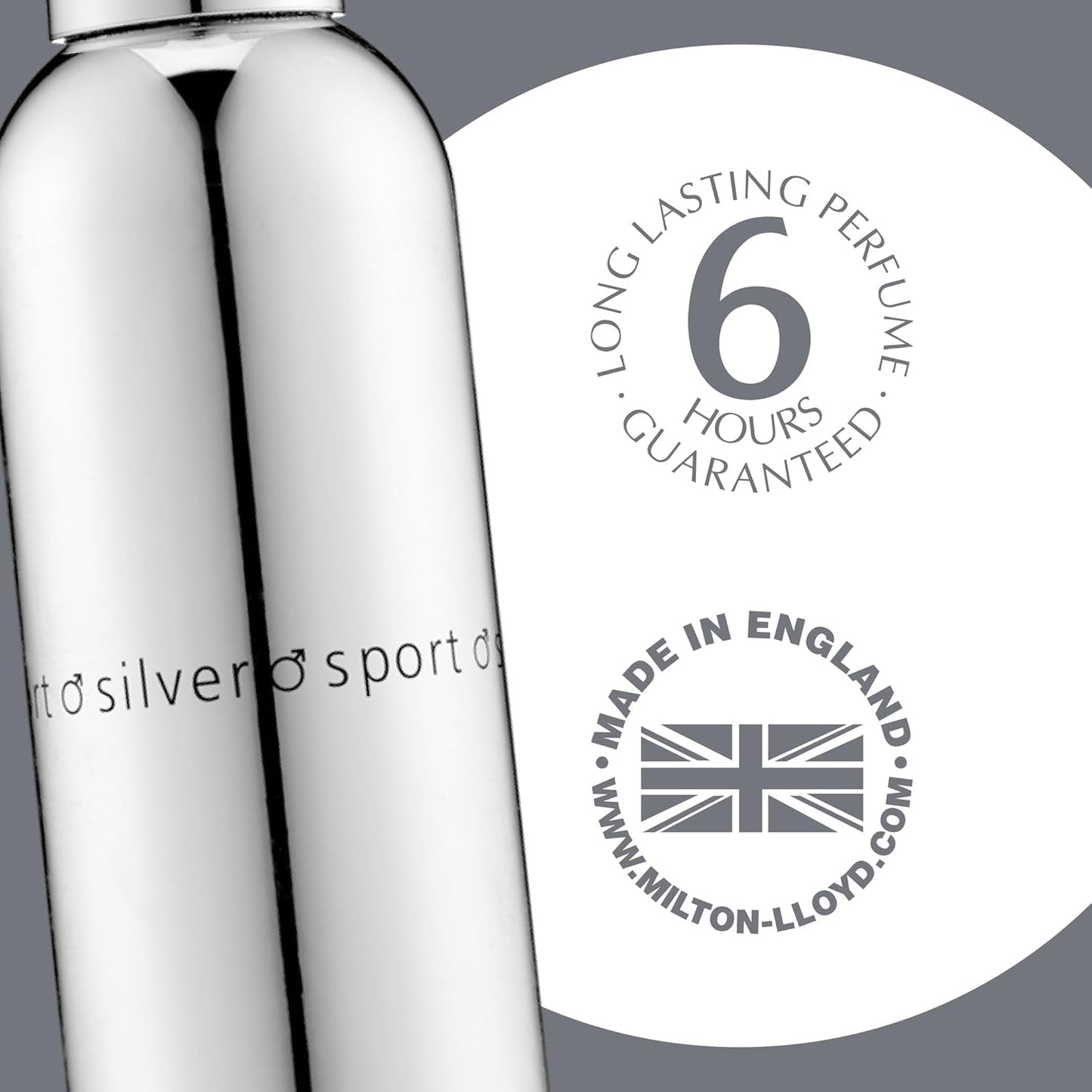 Colour Me Silver Sport by Milton-Lloyd for Men - 3 oz EDT Spray