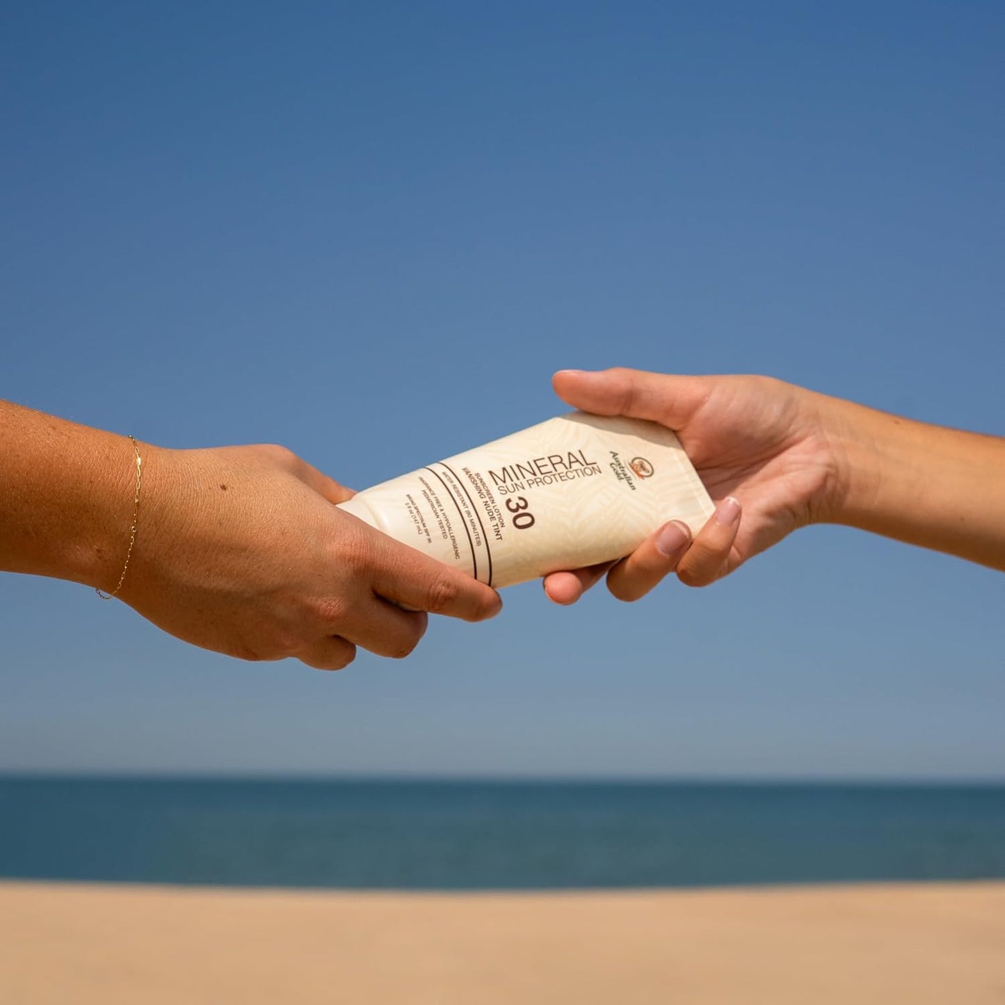 Australian Gold SPF 30 Mineral Sunscreen, 5 fl oz, Broad Spectrum Tinted Sunscreen, Gentle Protection for Every Shade, Vanishing Nude Tint, Blue Light Protection, Zinc Oxide 4% & Titanium Dioxide 4%