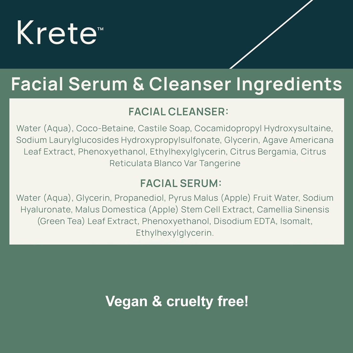 krete Probiotic Facial Cleanser 30-Second Routine for Glowing, Healthy Skin – 8 Ounces of Perfect Care for All Skin Types