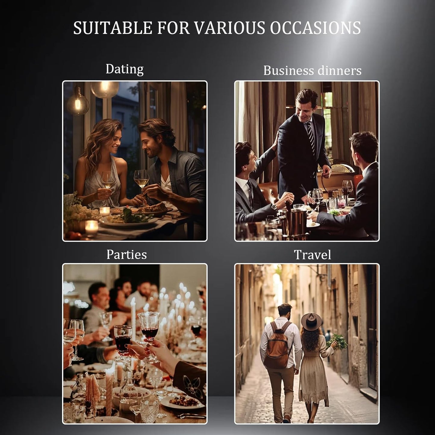 for Men, Long Lasting Cologne for Men, Social Scent for Confidence, Fresh Woody Fragrance for All Occasions, 50ML (1 PC)