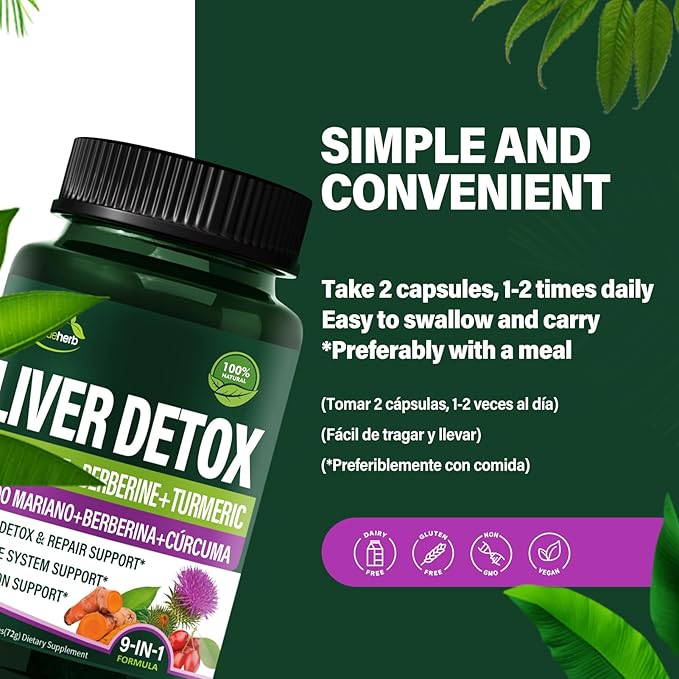 Liver Detox & Repair Capsules 120 Count