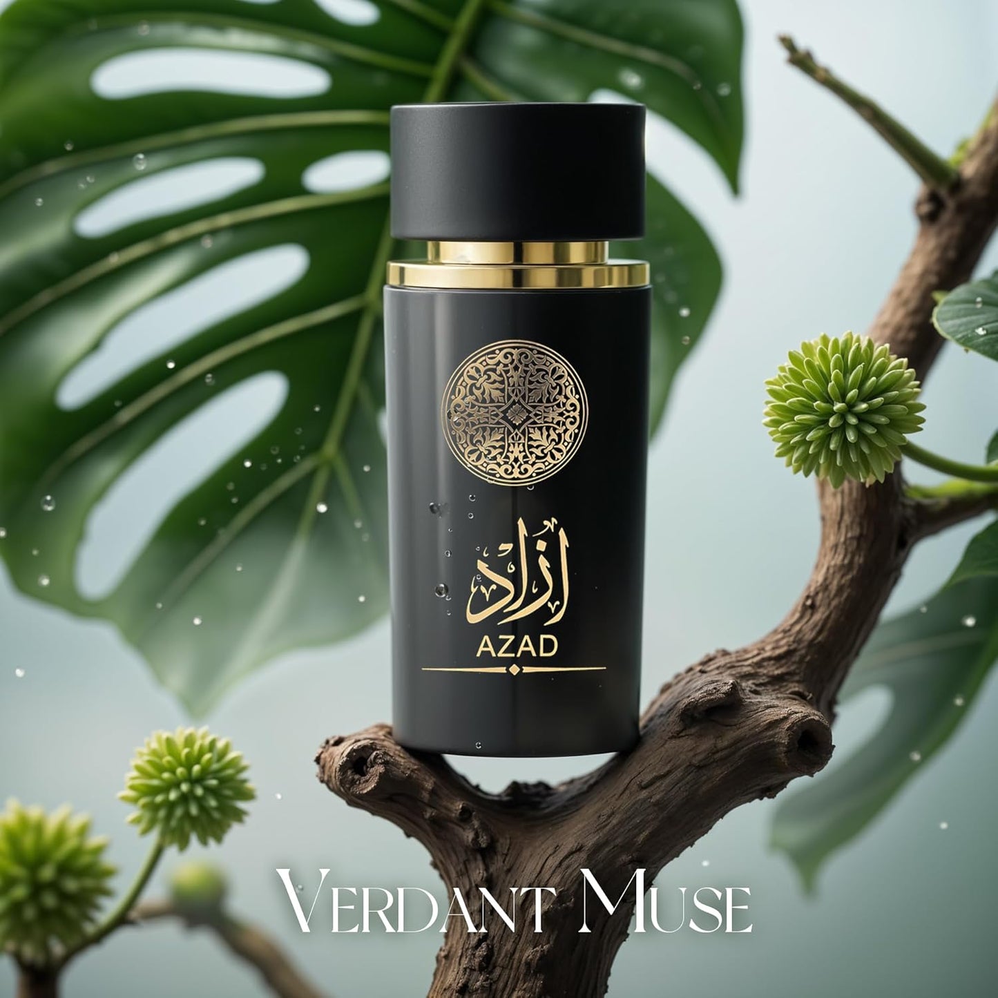 3Pack Men Cologne Azad,Lion Black,Lion Blue Eau De Parfume Spray with Woody Floral & Fruity Scent Perfume Gift Set Day to Night Luxury Fragrances