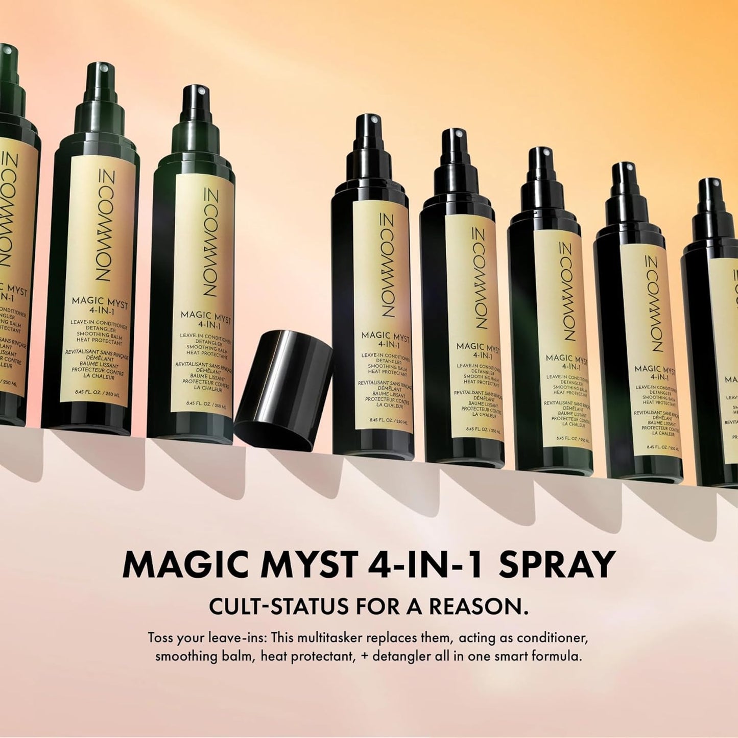 IN COMMON Magic Myst Universal Hair Elixir Travel Size | 4-In-1 Leave-In Conditioner - Detangler - Heat Protectant | 3 oz (Pack of 2)