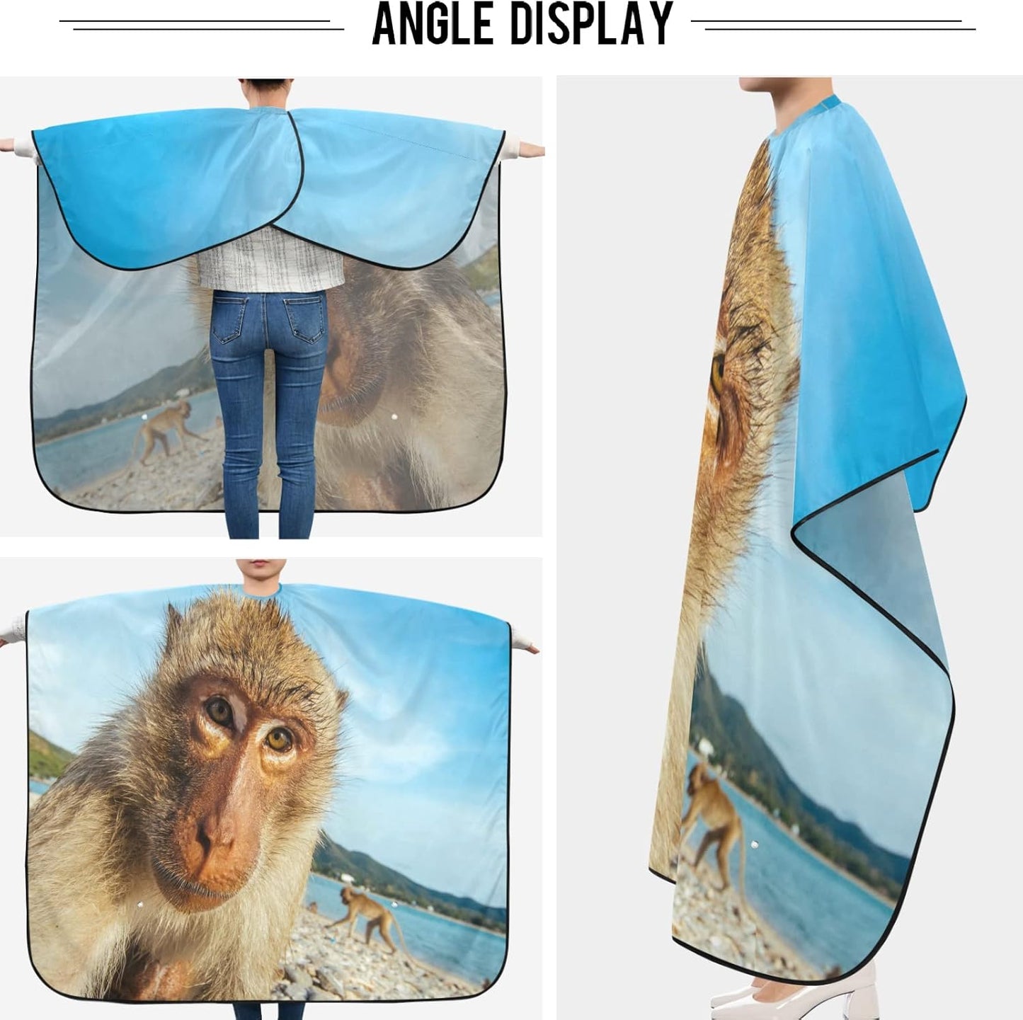 Stylish Barbershop Salon Barber Cape Haircut Cape Salon Apron Unisex Hair Cutting Apron for Men Women