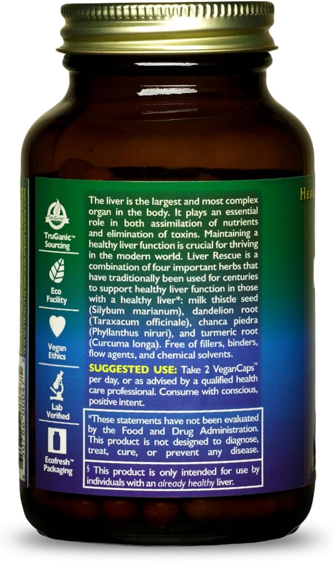 HEALTHFORCE SUPERFOODS Liver Rescue 120 Capsules 3)