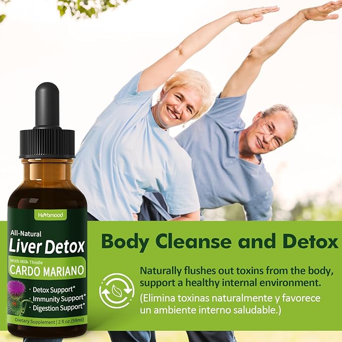 Milk Thistle Liver Detox Drops, Cardo Repair.6oz