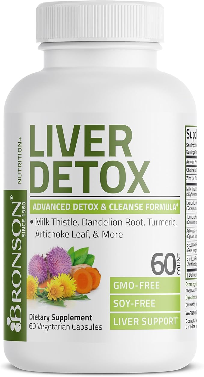 Bronson Liver Detox Advanced Detox & 60 Vegetarian