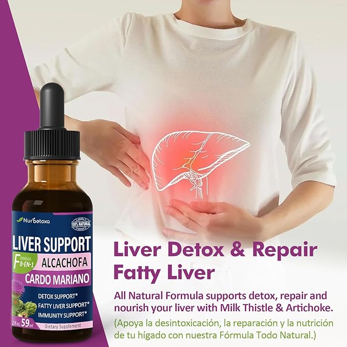 Milk Thistle Liver Support Drops 4 oz)