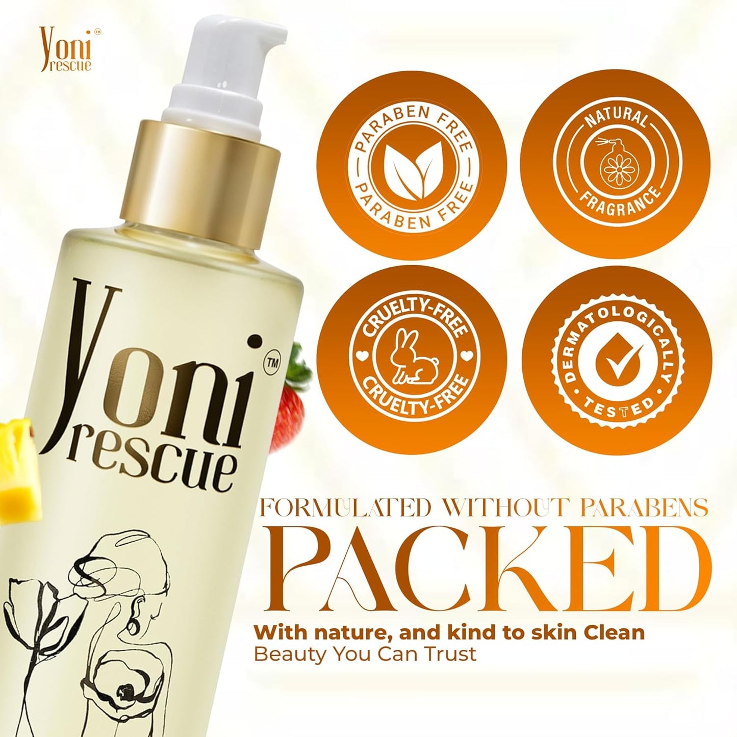 After Shower Body Oil for women | Daily Skin Moisturizer with Apricot, Jojoba, Avocado & Vitamin E Oil | Hydrating & Nourishing for all Skin types | Anti-Aging | 6.76 oz | Peach