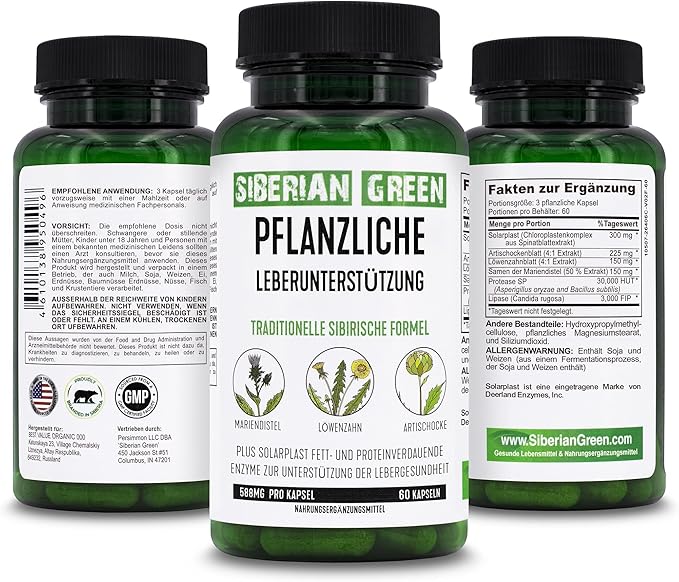 Herbal Liver Detox with Milk Thistle 60 Capsules