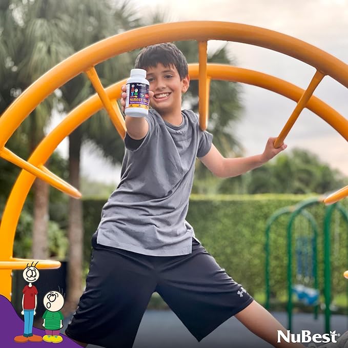NuBest Tall 10+ - Advanced Bone Strength Formula - Supports Immunity, Healthy Development & Optimal Wellness - for Children (10+) & Teens Who Drink Milk Daily - 2 Pack | 2 Months Supply