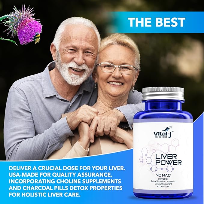 21-in-1 Liver Support Supplement, Liver Cleanse 60 Capsules