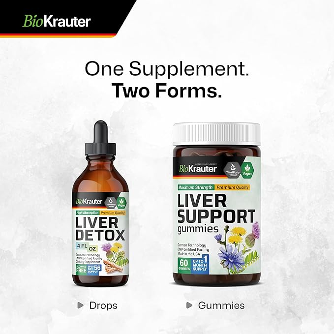 Liver Support Gummies 80% Silymarine 60 Vegan