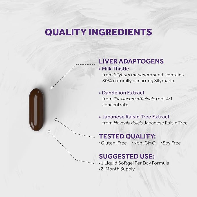 Naturalis Silymarin Milk Thistle 1300mg Enhanced 13-in-1 Liver 60 Liver