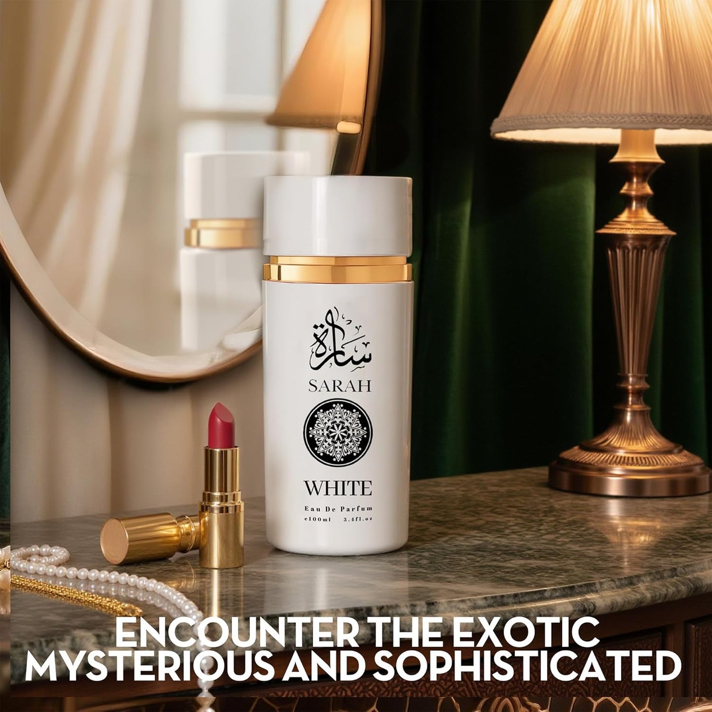 Sarah White Eau de Parfum for Women - 100ml Floral & Fruity Perfume with Lavender, Coconut, Vanilla & Pear, Long-Lasting Feminine Fragrance