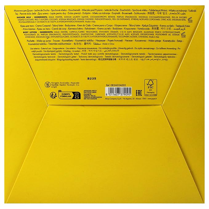 Pupa Milano Breakfast Lovers Set, Kiwi, 3 Pc - Body Wash and Lotion - Moisturizing Body Lotion - Hydrating Body Wash - Skin Care Gift Set