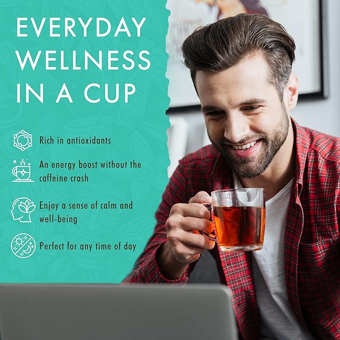 Hawaiian Natural Tea Organic Mamaki Jasmine Green Tea Blend - Antioxidant-Rich, Calming, Wellness Tea for Bedtime, Anxiety & Stress - Gift for Tea Lovers - 120 Tea Bags