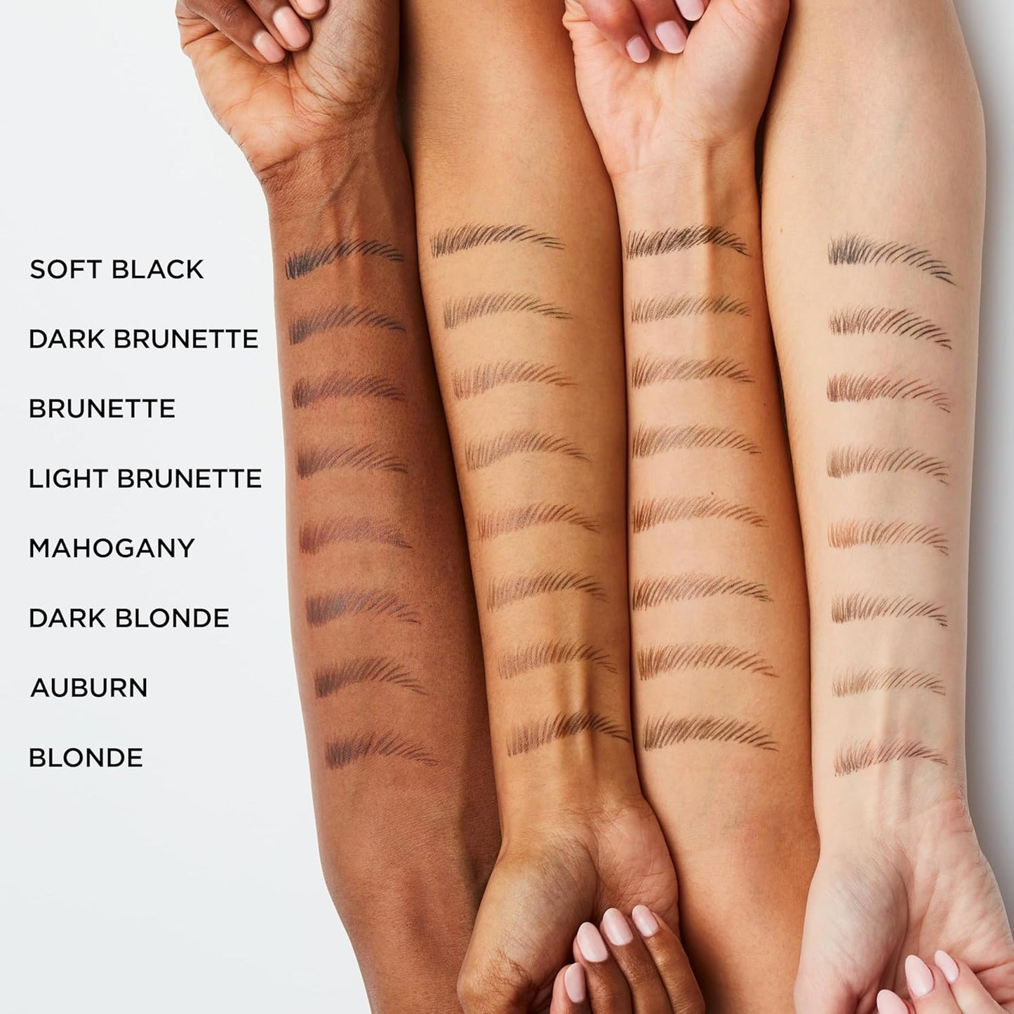 L'Oreal Paris Faux Brow, Hair-Like, Filling Eyebrow Pen with Double-Brush Tip, Fast & Precise Eyebrow Makeup, Auburn, 0.04 Fl Oz