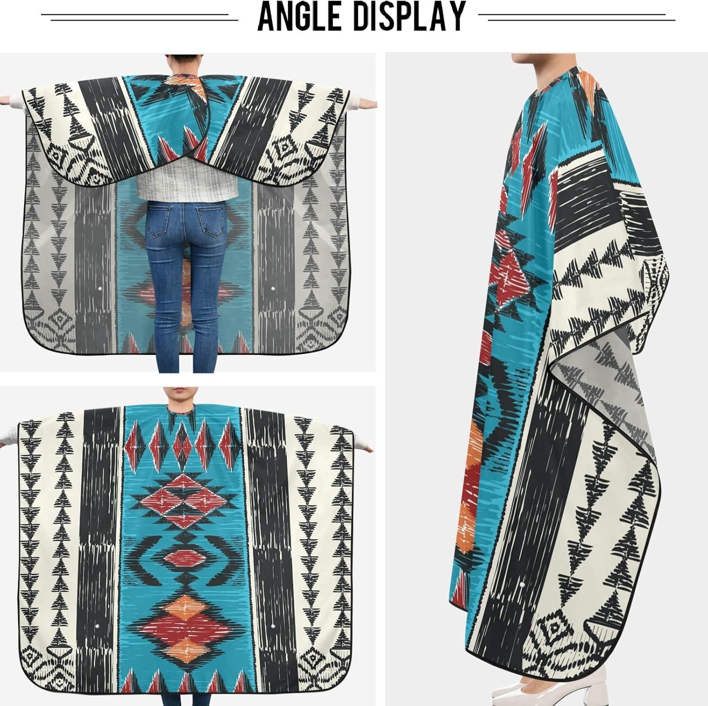 Stylish Barbershop Salon Barber Cape Haircut Cape Salon Apron Unisex Hair Cutting Apron for Men Women