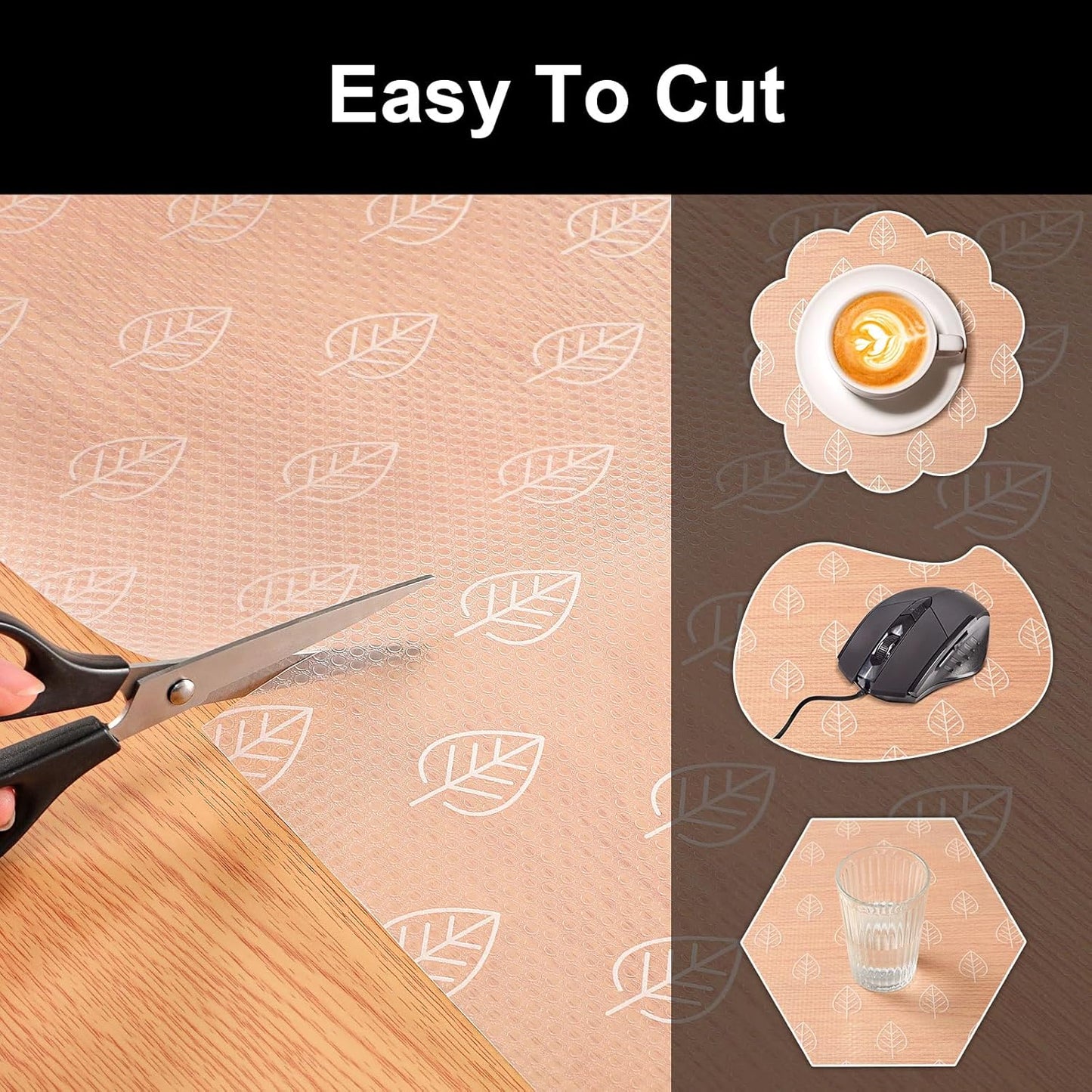 Cooyes Shelf Paper for Kitchen Cabinets Non Adhesive, Waterproof & Oil-Proof Kitchen Drawer Liner for Refrigerator Drawer Fridge Cupboard (23.6 Inch W x 354 Inch L)