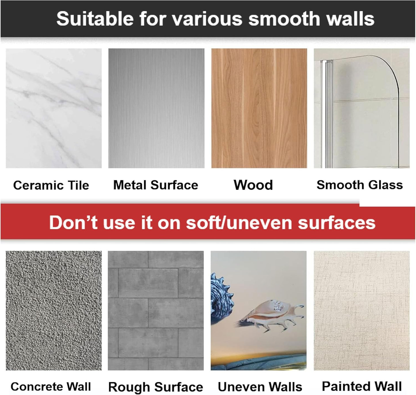 14 Pack Wall Hooks, Picture Hangers Without Nails, No Damage Adhesive Wall Hook for Kitchen Bathroom Bedroom Office, Waterproof & Rustproof