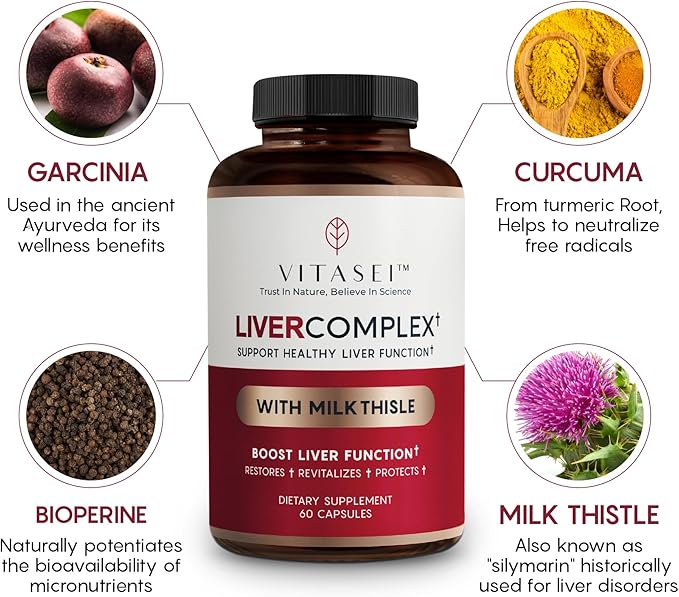 Liver Cleanse Detox & Repair, Liver C3, Support 60 Capsules