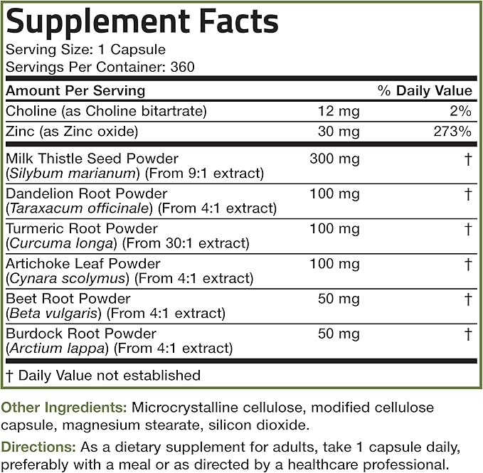 Bronson Liver Detox Advanced Detox & 360 Vegetarian