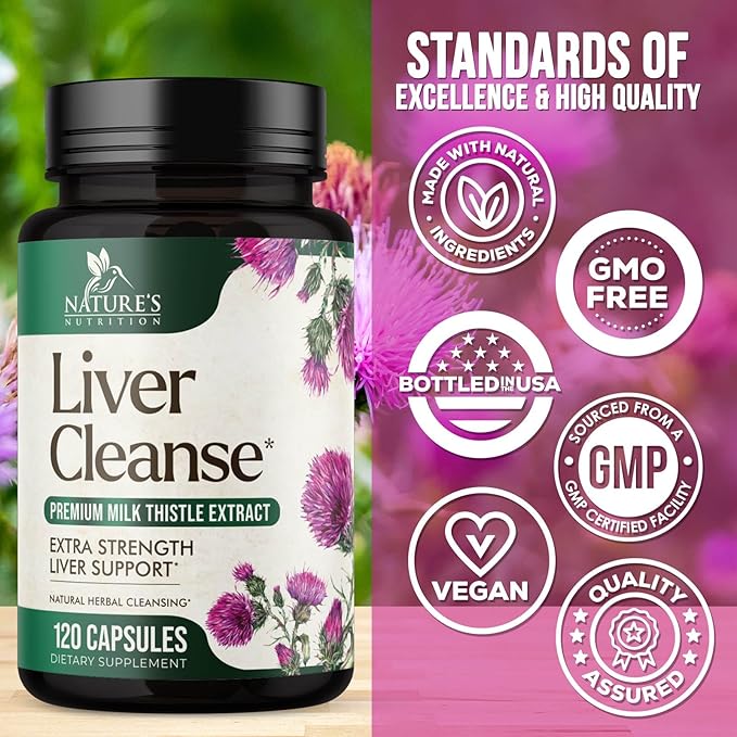 Liver Cleanse Detox & Repair Formula 120 Capsules