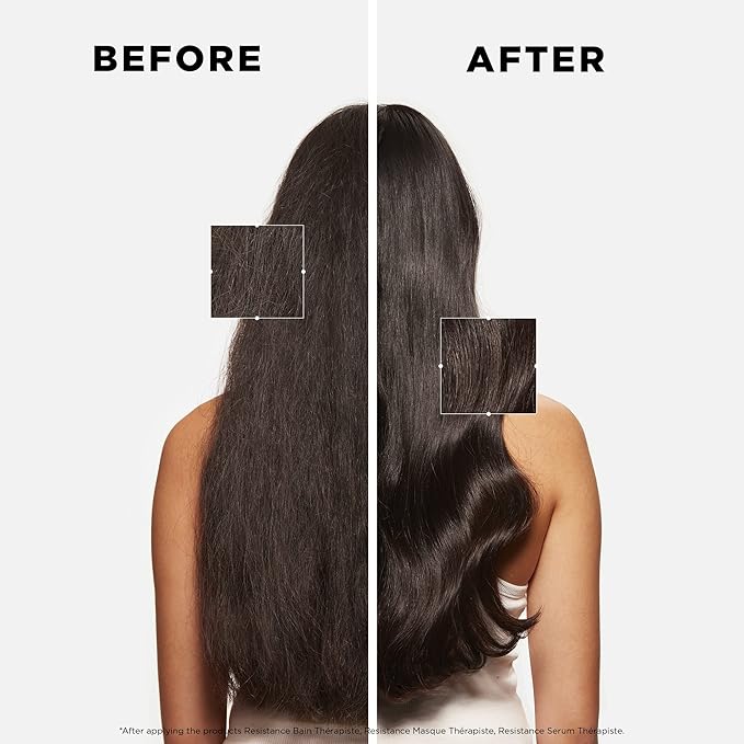 KÉRASTASE Resistance Therapiste Hair Mask, Repairing Cream for Weak, Over-Processed and Damaged Hair, Strengthens and Deeply Nourishes, Protects Against Breakage for Weak Hair, 6.8 Fl Oz