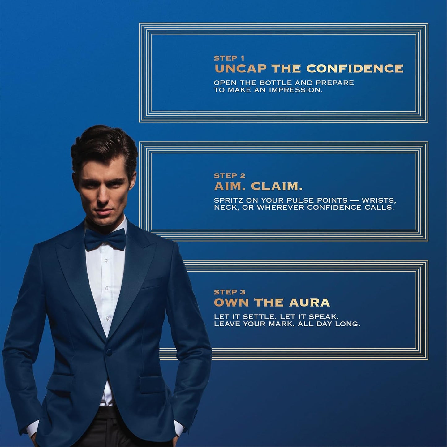 Wild Stone Hero Perfume for Men| Luxury Eau De Parfum | Long-Lasting Fragrance | Premium Perfume for Men | Infused with Aromatic & Marine Notes 100 ml 3.4 Fl oz | Vegan | Clean Ingredients