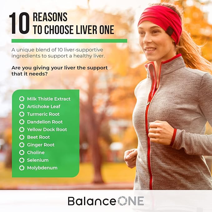 Liver One Supplements 10 Natural 30 Day