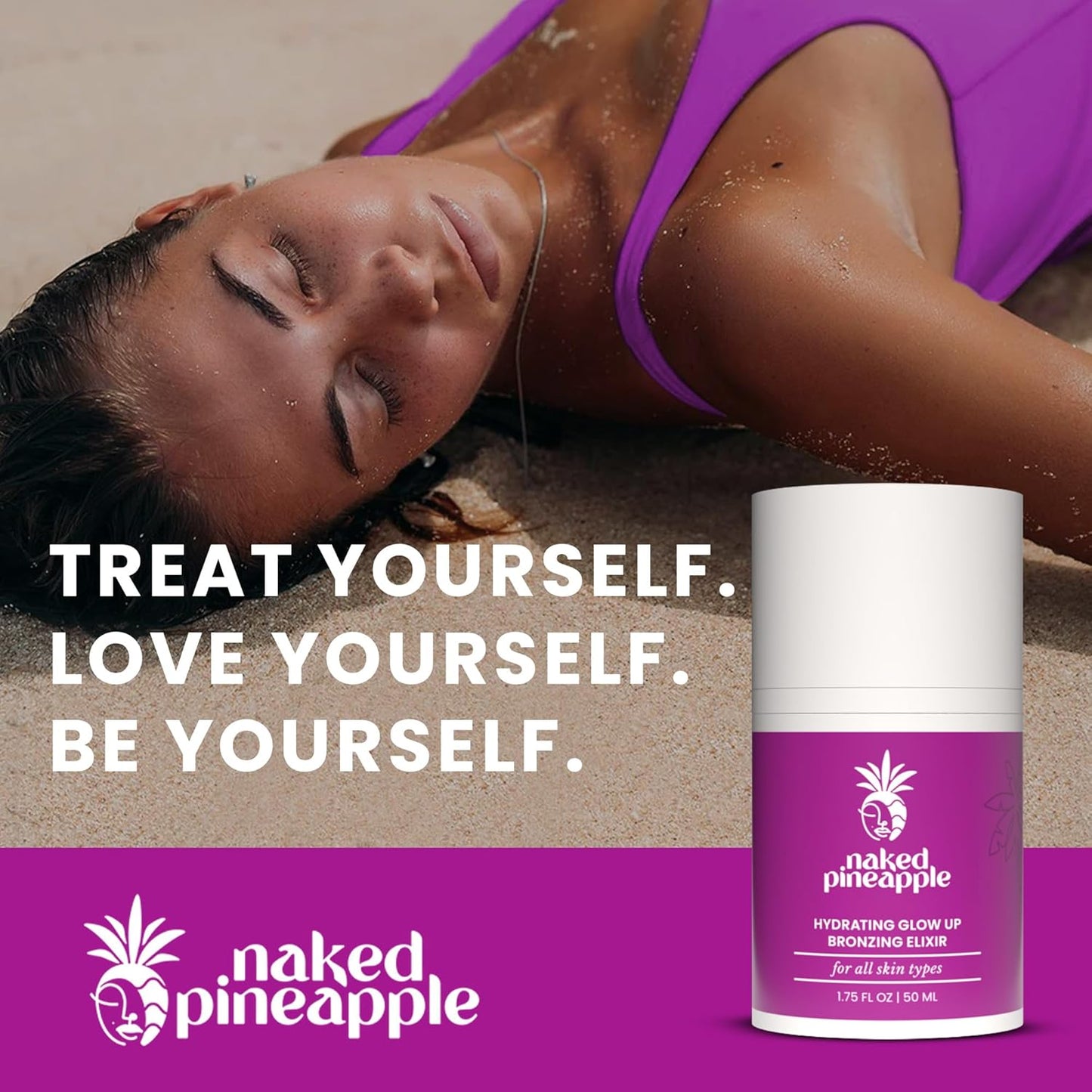 Hydrating Glow Up Bronzing Elixir - Enhances Complexion & Glow, Promotes Smooth Skin, Hydration & Moisture Lock - Makeup Primer, 1oz