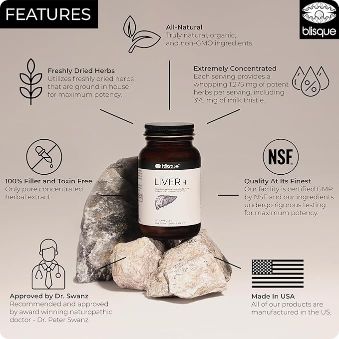 Blisque – Liver Complex Supplement to 90 Capsule