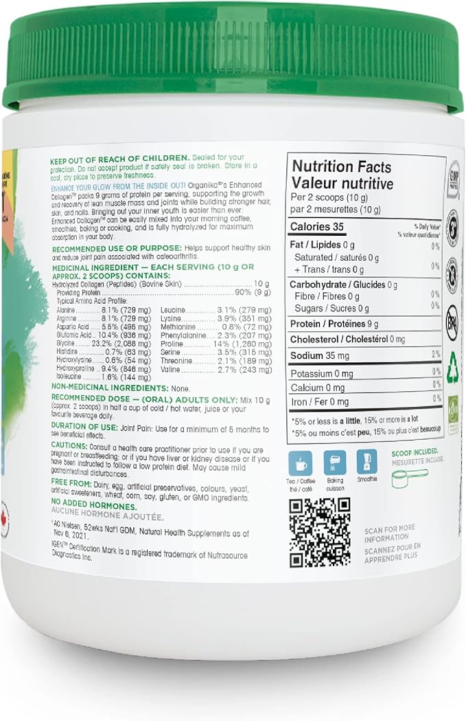 ORGANIKA Enhanced Collagen, 500 GR