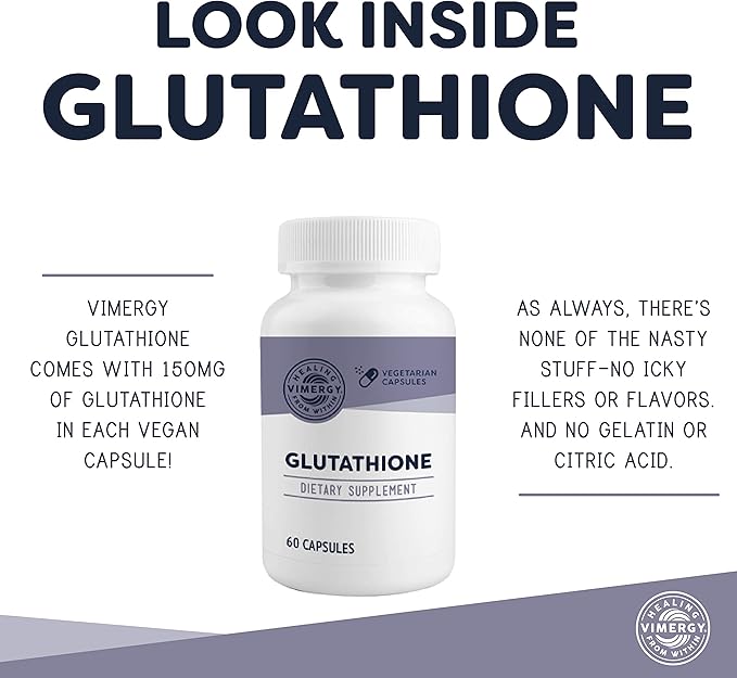 Vimergy Glutathione Capsules, 60 Servings –