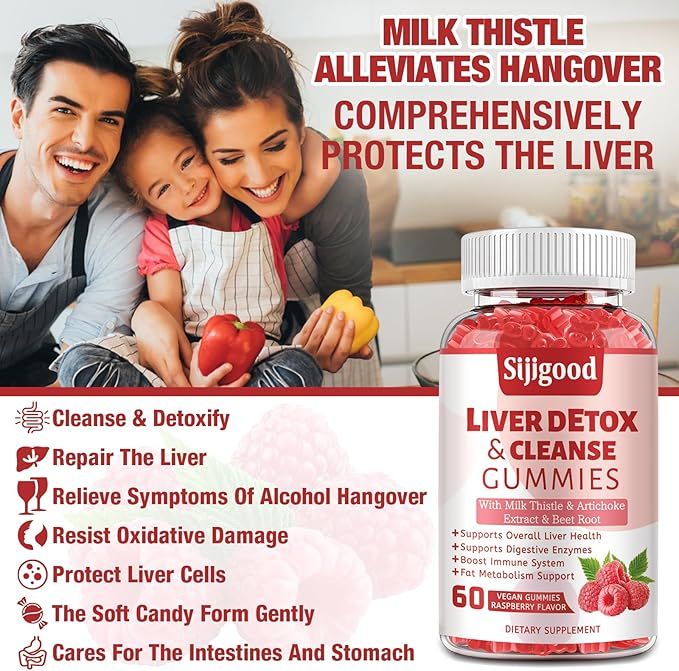 2 Pack Sugar-Free Liver Cleanse Detox 1000mg Silymarin 120 Vegan