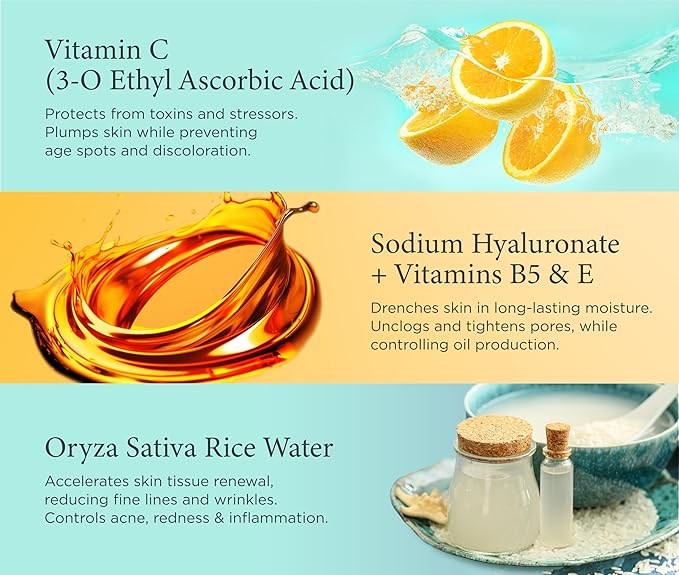 LILY SADO CITRUS KISSโข Vitamin C Moisturizer - Anti-Wrinkle Natural Vegan Daily Face Moisturizing Lotion - Hydrates, Softens, Firms & Tones for Healthy, Glowing & Radiant Skin. For Women & Men