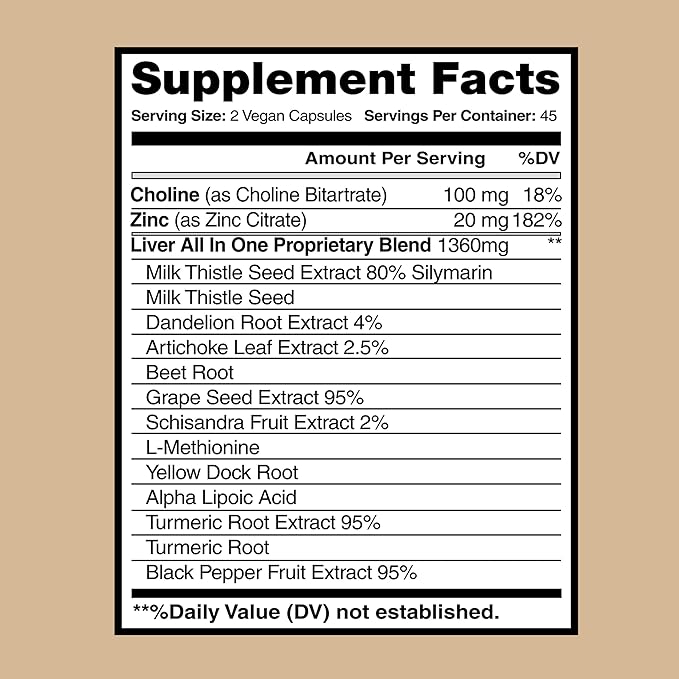 Liver Cleanse & Detox, Liver Supplement,