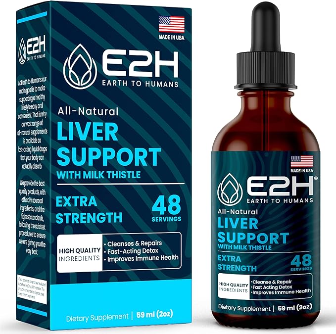 Milk Thistle Extract for Liver Cleanse 2 Fl E2H