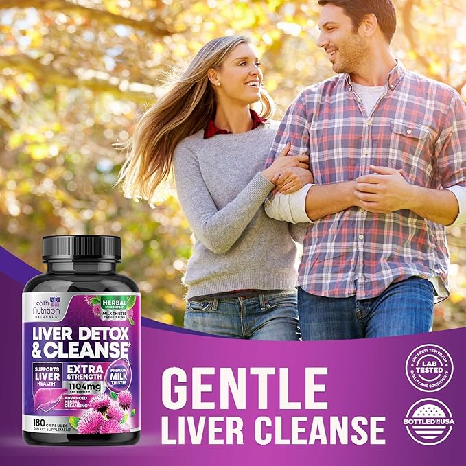 Gentle Liver Cleanse Detox & Repair Formula 180 Capsules