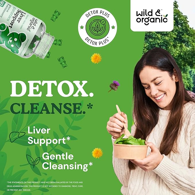 Wild & Organic Liver Support Gummies 60 Milk